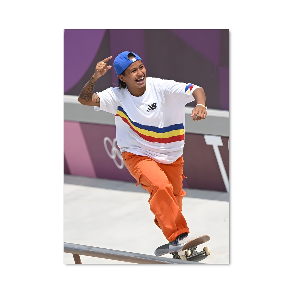 Poster Olympics skateboarding